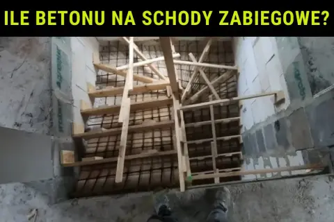 Ile betonu na schody zabiegowe? Oblicz dokładnie i uniknij strat