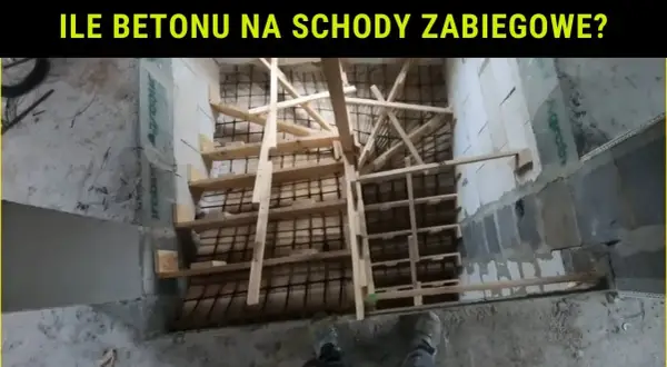 Ile betonu na schody zabiegowe? Oblicz dokładnie i uniknij strat